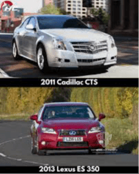 Cadillac 2013 Cadillac CTS 3.6L Premium vs Lexus 2015 Lexus RX 350: Which Should You Buy?