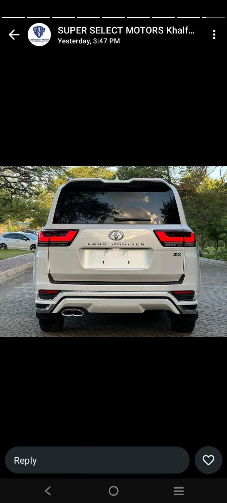 Toyota Land Cruiser 300 Series ZX 2023